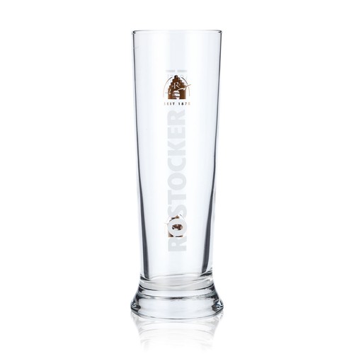 Rostocker bier glas - rostocker,
