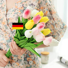 10x künstliche tulpen real - künstliche,