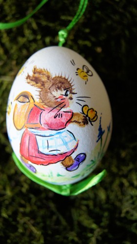 Osterei ostern hasenmädchen - osterei,, ostern,