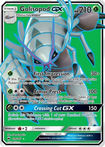 Golisopod full art - golisopod, gx