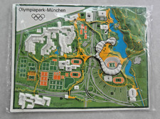 UNIKAT OVP! Relief 1972 Olympia-Park München Olympische Spiele Poster Olympiade