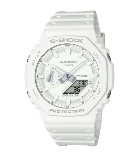 Casio shock armbanduhr - casio, weiß