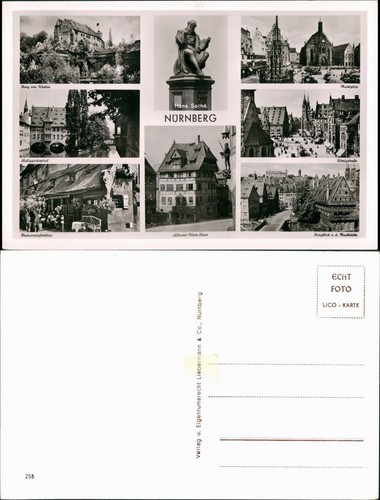 Nürnberg mehrbildkarte mit - nürnberg, 8