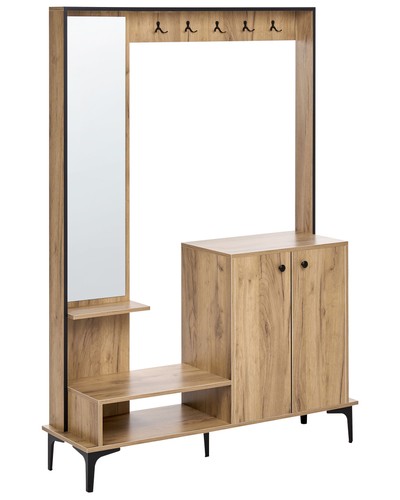 Flurschrank set holzoptik - set,
