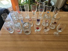 Konvolut Bierglas-Sammlung Gläser 20 Stück Bier Glas Tulpe Krug Willibecher