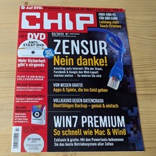 Chip Magazin 02/2013 - mit ANTI-STAAT-DVD - Zensur nein danke