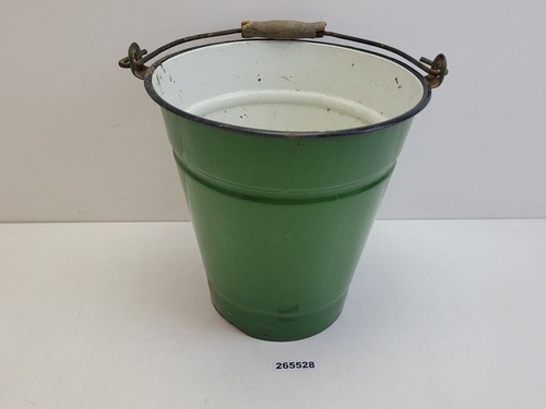 Eimer thale emaille holzgriff - eimer,
