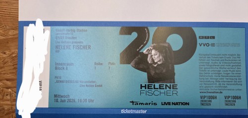 Vip karte helene fischer - helene,