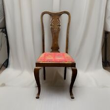 Bugholzstuhl Art Deco Vintage Holzschnitzarbeiten Büro Schreibtisch Hochlehner