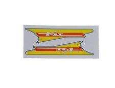 2x Tankaufkleber CJ750 Chang Jiang