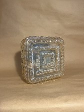 WILA Vintage Deckenlampe 70er Retro Glas Mid-Century Design Leuchte Industrial