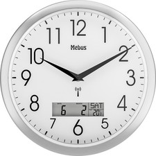 Mebus 19422 Funk Wanduhr 30 cm