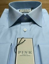 Thomas Pink, Blue TWILL Shirt
