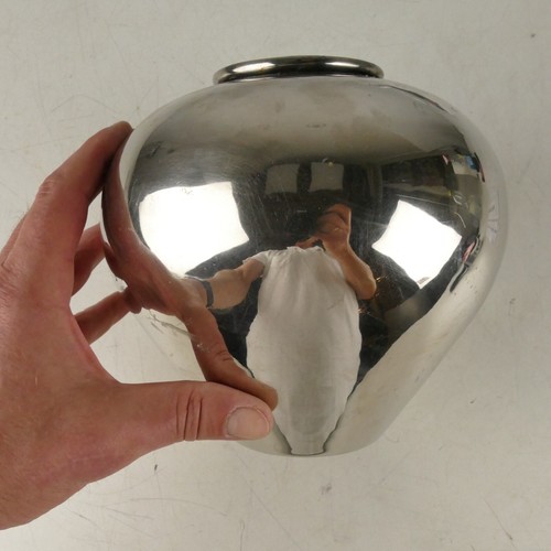 Markenlos vase versilbert 20x8 - vase,