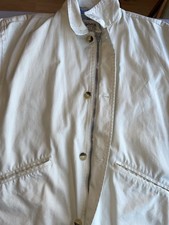 CHEVY Herren leichte Sommerjacke Beige Baumwolle Größe L