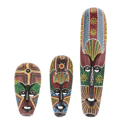 Afrikanische maske dot - afrikanische,