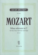 Noten: Missa solemnis in C