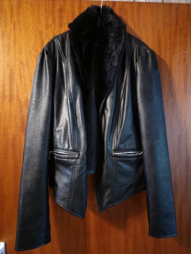 Damen kunstlederjacke 40 - in, gr.40