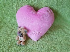 Diddl Pimboli Monatsblume Apfelblüte + rosa Love Herz Kissen Dekokissen Nicki