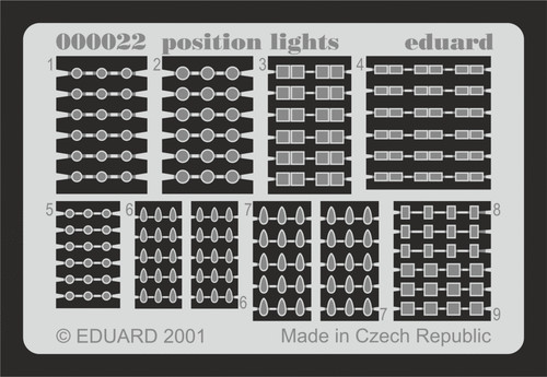 Eduard position lights - eduard,