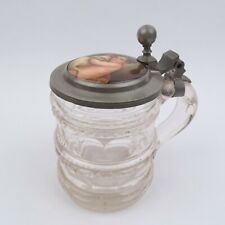 Biedermeier Bierkrug Seidel