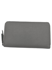 Liebeskind Geldbörse Damen Leder Grau Zip Around Portemonnaie Uni