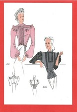 2 Mode-Zeichnungen „Wiener