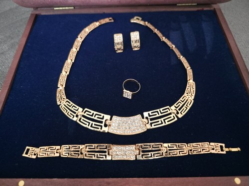 Luxus schmuckset gold - schmuckset,