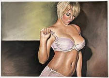 Akt nude naked woman Frau nue