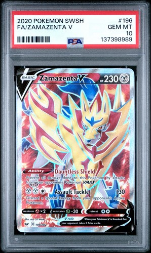 Psa zamazenta 196 full - zamazenta,