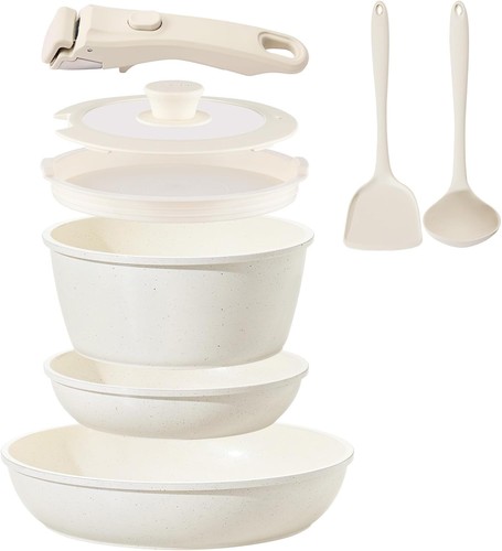 Pfannenset teilig keramik - pfannenset, 8-teilig