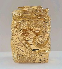 3D Gold Japanese Dragon-Drache