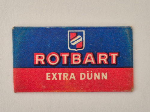 Alte rasierklinge rotbart - alte,