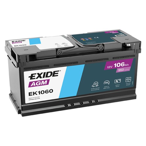 Exide ek1060 agm batterie - exide,