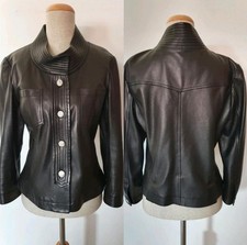 Dior Lederjacke schwarz 36 S