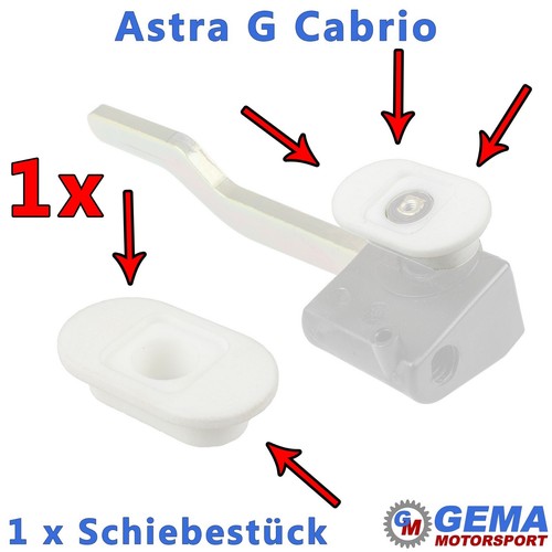 Schiebestück cabrio - schiebestück,