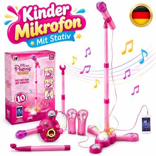 Kinder mikrofon mit ständer - kinder,