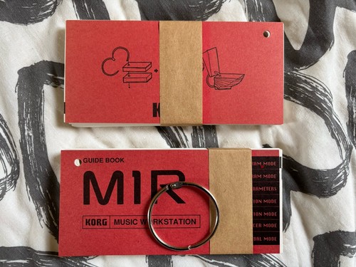 Korg m1r guide book - korg,