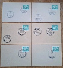 19 x DDR Sonderstempel 1981 zum Thema Eisenbahn DDR - kleine Sammlung