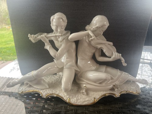 Porzellanfigur musiker - porzellanfigur,