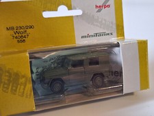 Herpa 740647 H0 1:87 Bundeswehr Militaria Fahrzeug Geländewagen MB Wolf RAR