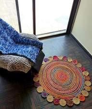 Teppich Jute Baumwolle Natur