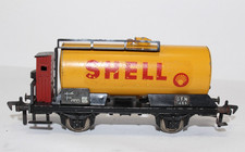 fg2783, Alter Fleischmann Kesselwagen Shell GFN 1465 mit Brhs 50er-60er J. H0