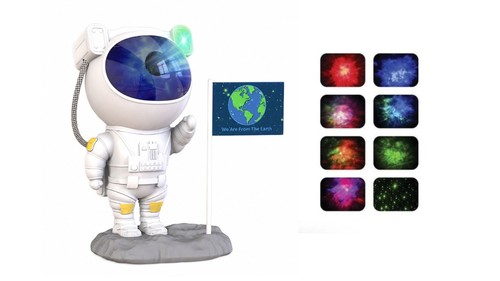 Astronaut led galaxy projektor - astronaut,