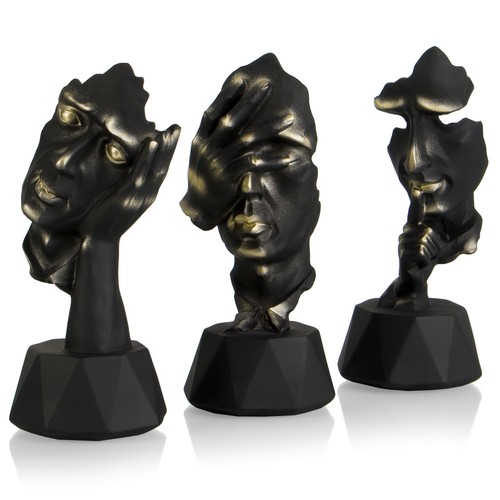 Skulpturen 3er set - 3er,