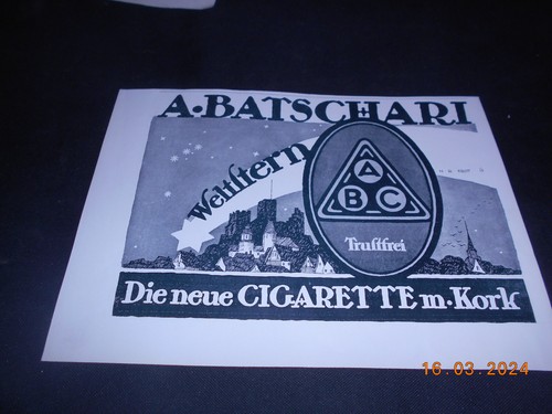 Orig werbung reklame annonce - werbung,