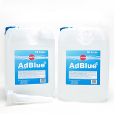 AdBlue® 20 Liter 2 X 10L Harnstofflösung Additiv Diesel mit Ausgießer DIN / ISO