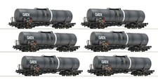 Roco H0 75972 Kesselwagen-Set der GATX "gealtert" 6-teilig - NEU + OVP