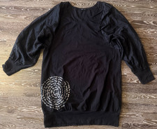 Hebbeding Kleid Tunika schwarz