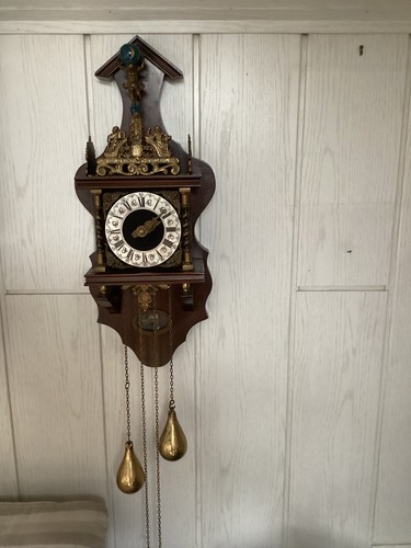 Original zaanse wanduhr 1970 - wanduhr,